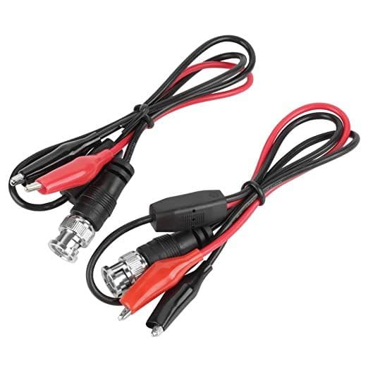 Test Lead BNC to Croc Clips 1m