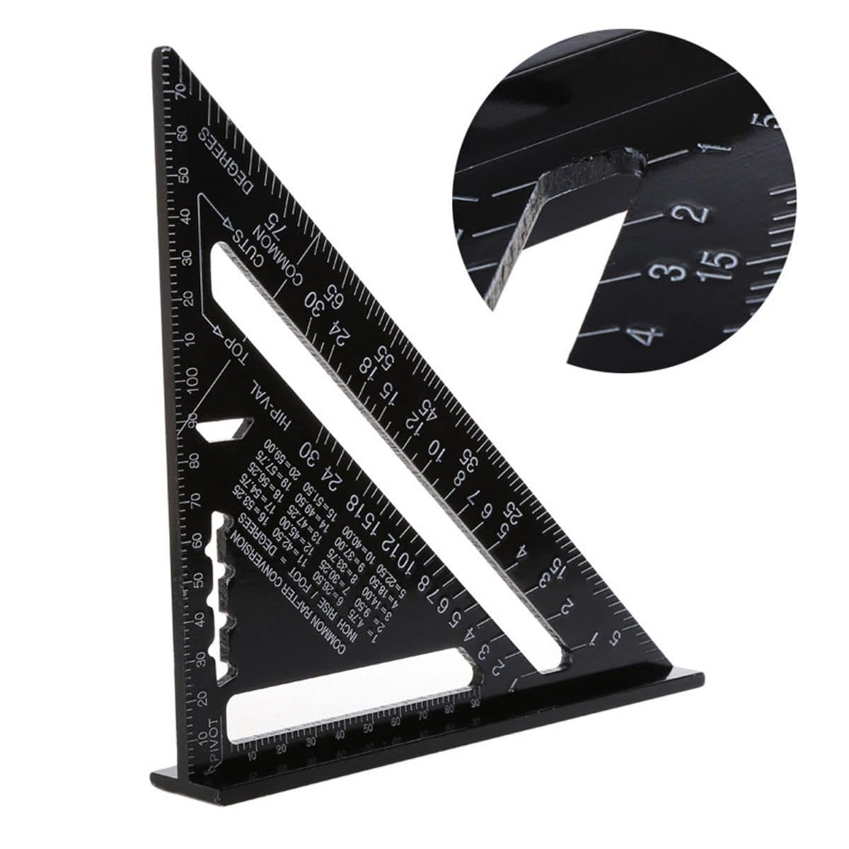 7 Inch Aluminum Triangle Ruler