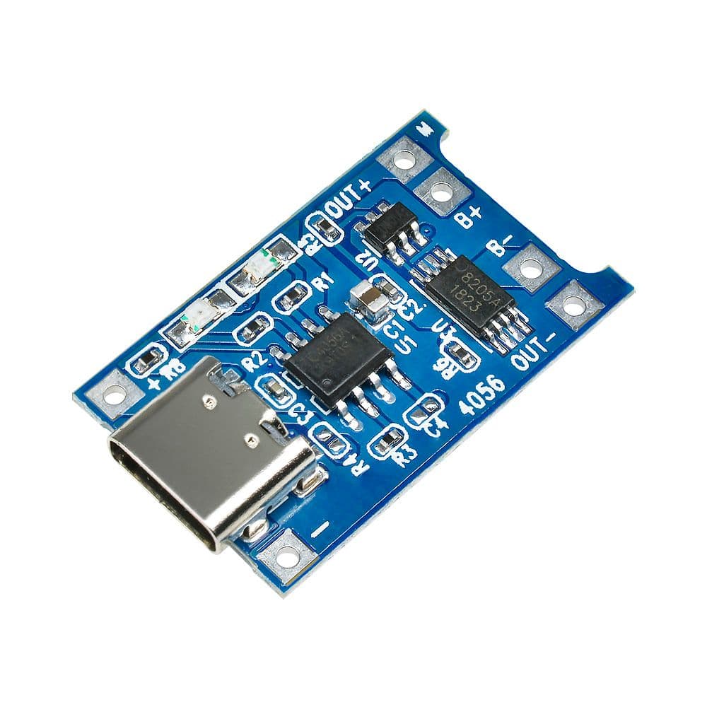 Type-c USB 5V 1A 18650 TP4056 Lithium Battery Charger Module 