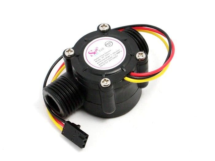 Hall Water Flow Sensor Flowmeter Water Control 1-30L/min 1.75MPa