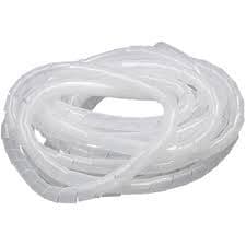 White Wire Winding Tube, 1mx8mm