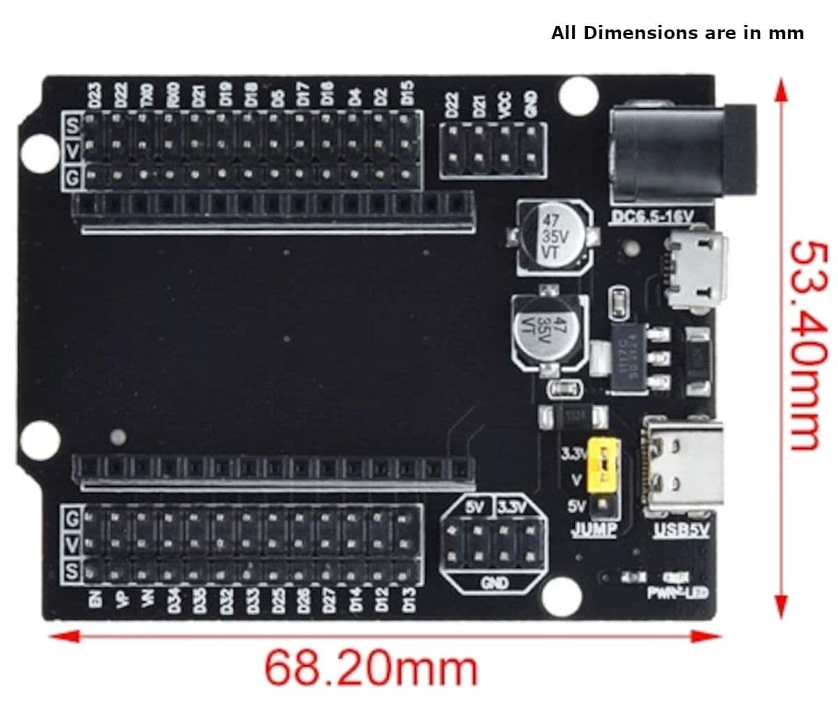 ESP32 Shield Expansion Board ESP32 30P