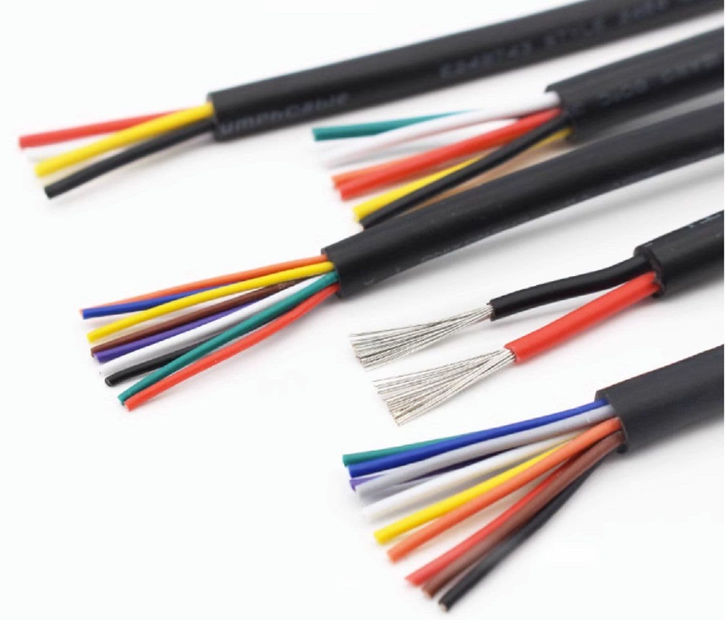 26AWG UL2464 Copper Wire Cable 10 Cores 1M