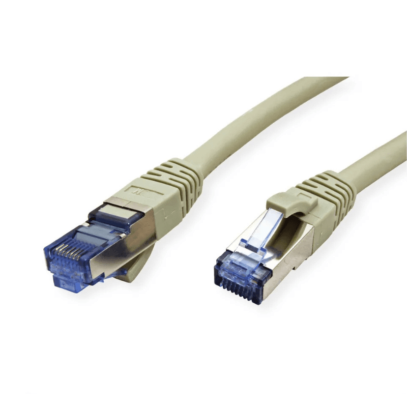VALUE S/FTP Patch Cord Cat.6A (Class EA), grey, 0.3 m