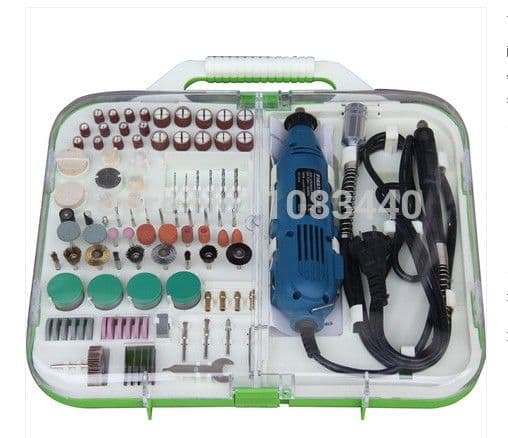163pcs  Tools Kit Accessory with Mini Grinder 135W