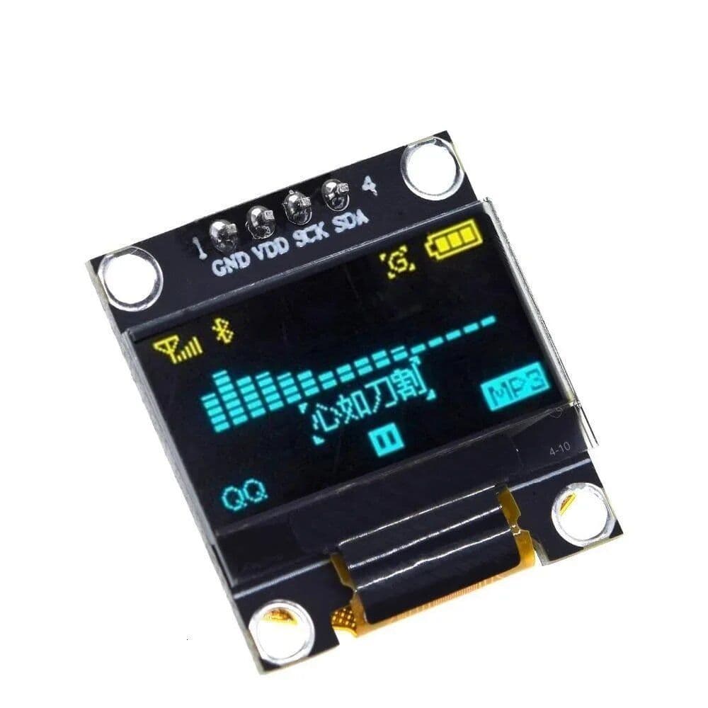 0.96 inch 4pin 128X64 OLED Display Module Yellow + Blue