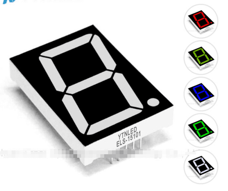 Common Anode 1 Bit Digital Tube 7 segment 1.5inch