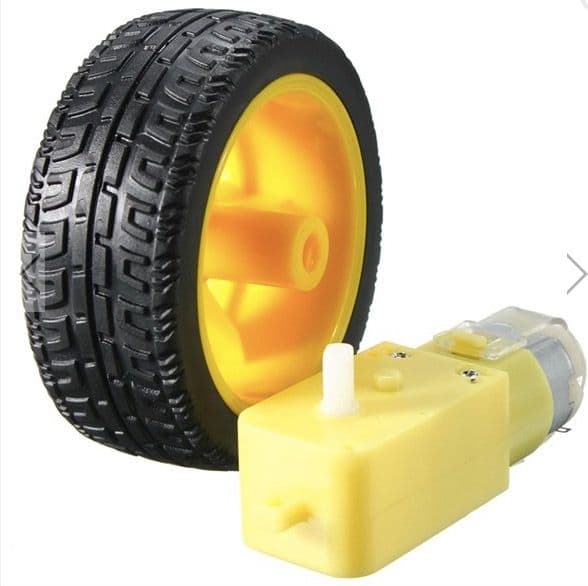  Wheel With 3-6VDC Gear Motor 