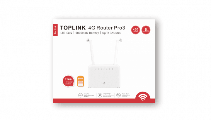 TOP LINK 4G ROUTER  PRO 3