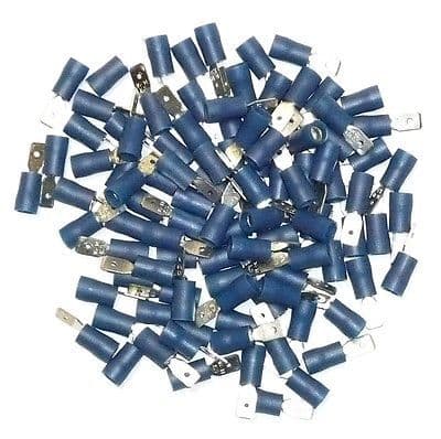 100 pcs male electrical terminals