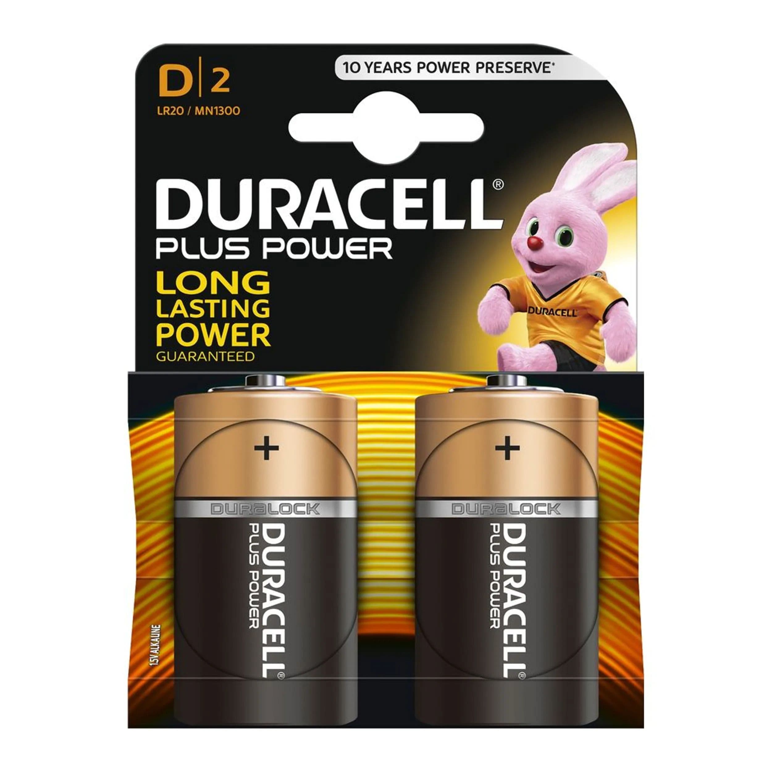Duracell 1.5V D-Type MN1300 LR20 Alkaline Battery