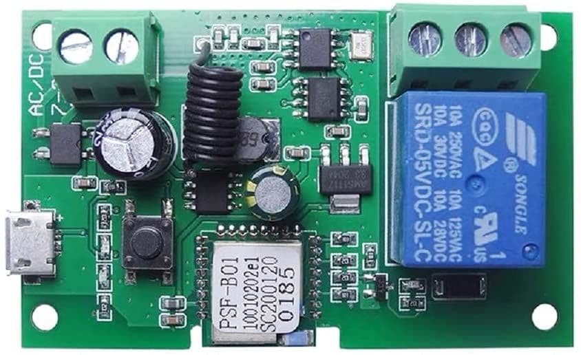 1CH WiFi RF Smart Switch Relay Module 5V-32V Self-locking
