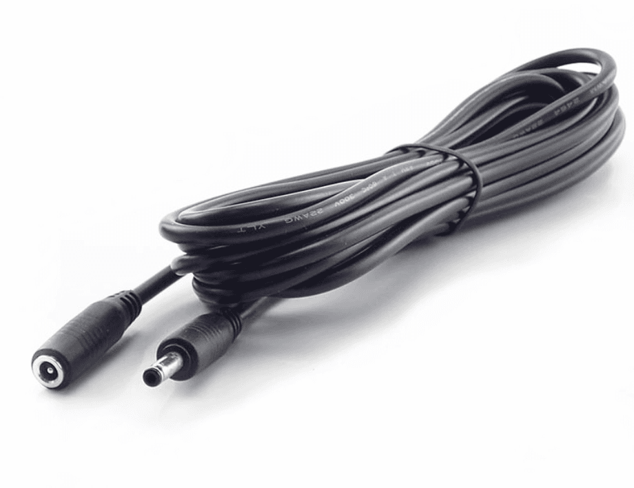 DC 2.1*5.5  male to DC Female cable 3M DC Power Cable Extension