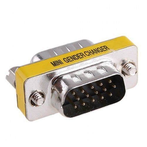 Mini Gender Changer DB15 M/M