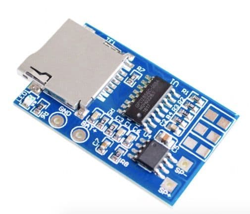 3.7V-5V TF Card MP3 Decoder Board