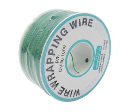 Green 250m 30AWG Silicone Wire