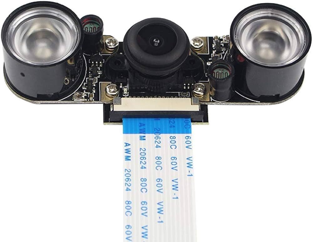 5MP Night Vision Camera for Raspberry Pi OV5647 160°