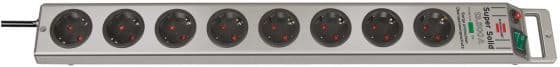 Super-Solid 13.500 A Extension 8 Socket With Surge Protection