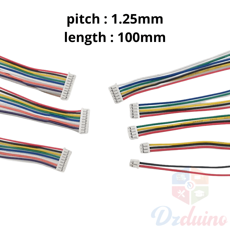Wire Cable MX1.25 10 Pin single head 10cm