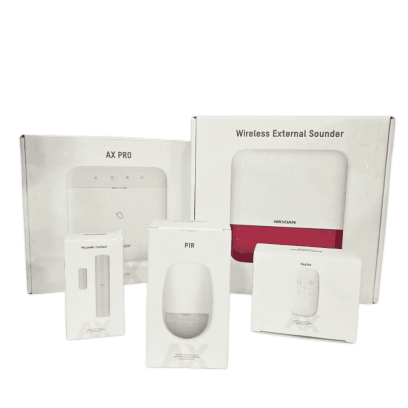 Hikvision DS-PWA64-Kit-WE – AX Pro Wireless Alarm Kit 64 Zones (LAN / Wi-Fi / 2G)