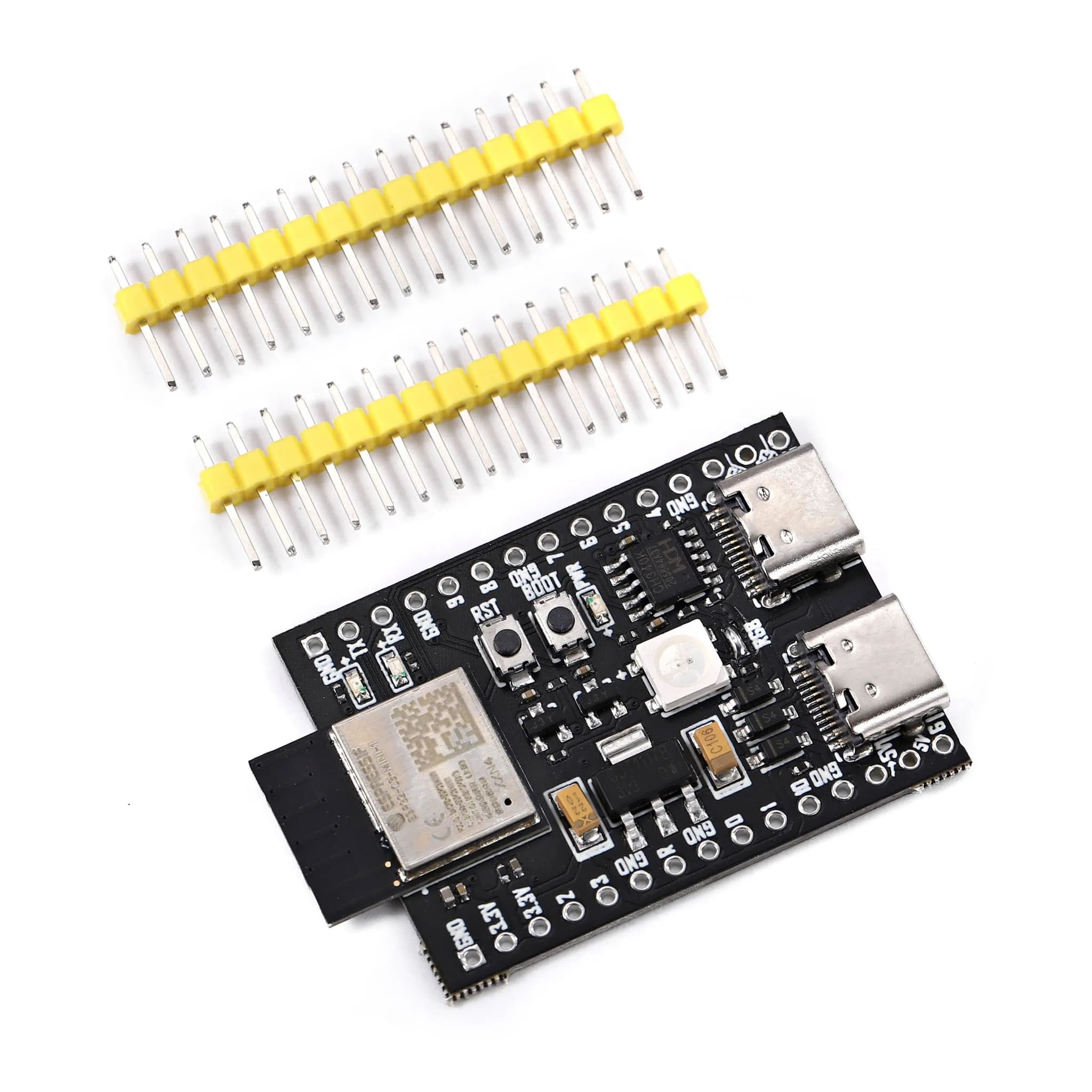 ESP32-C3-Mini-1 Dual Type-C USB Development Board 4Mbit Flash