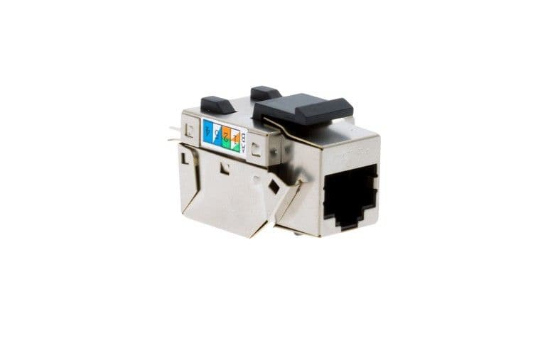 Cat5e RJ45 110 Type Shielded Keystone Jack