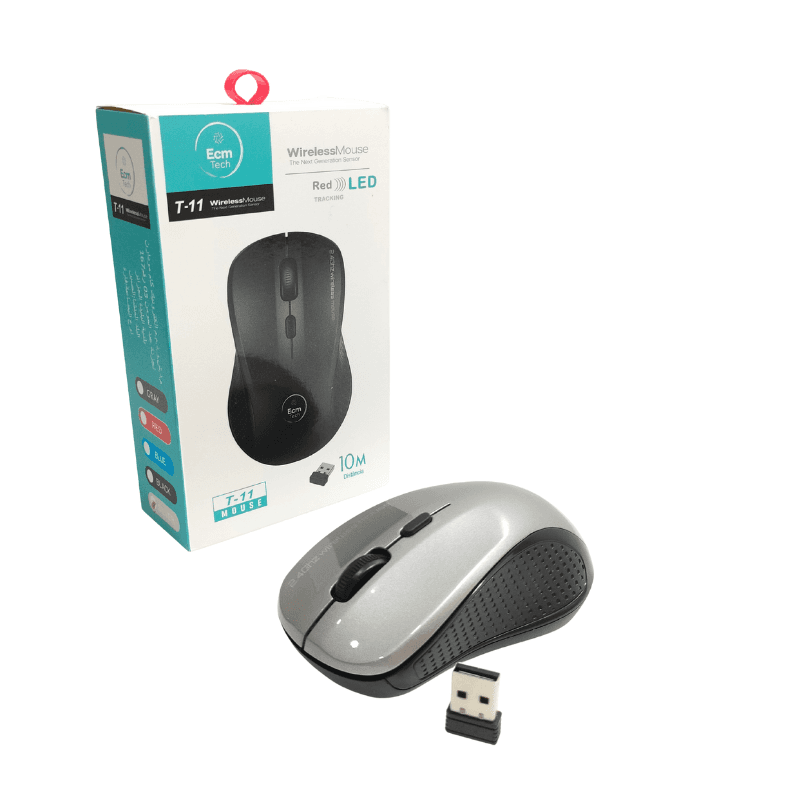 Wireless Mouse ECM Tech T-11 – 10M – USB Receiver