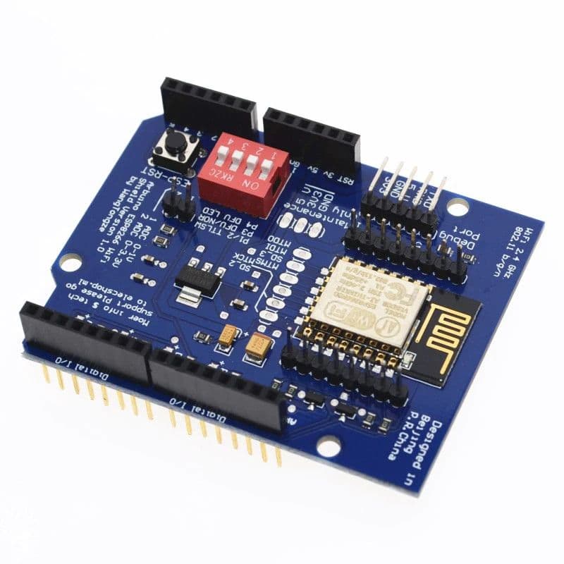 ESP8266 / ESP-12E  serial WiFi Shieled