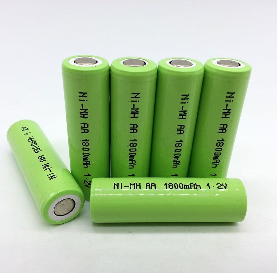 Ni-MH Rechargeable 1.2V AA 1800mAh