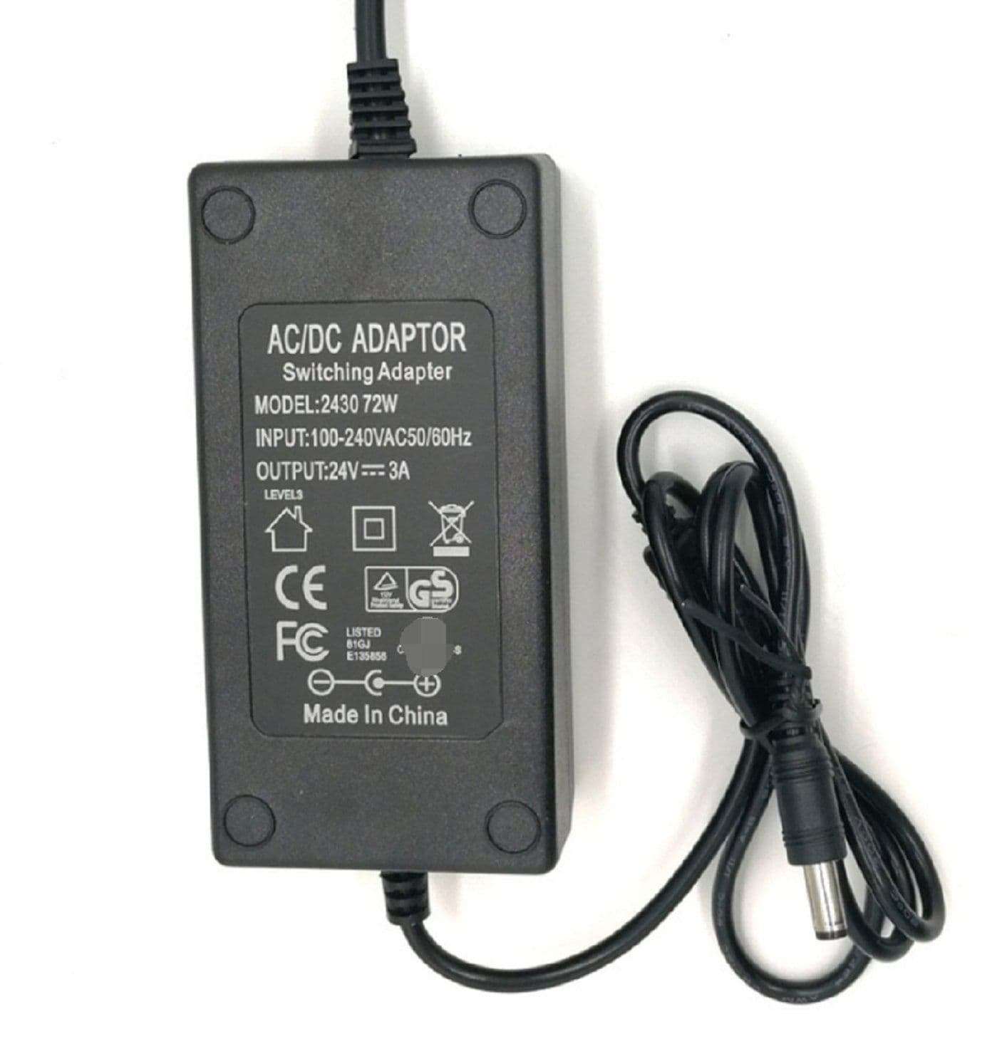24V 10A adapter with DC connector
