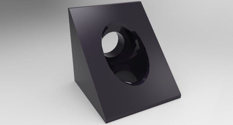 Black Angle Corner Connector for CNC, Imprimante 3D