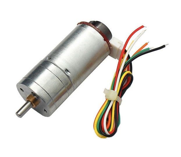 12V DC 915RPM -  JGA25-370 Gear motor with Speed Encode