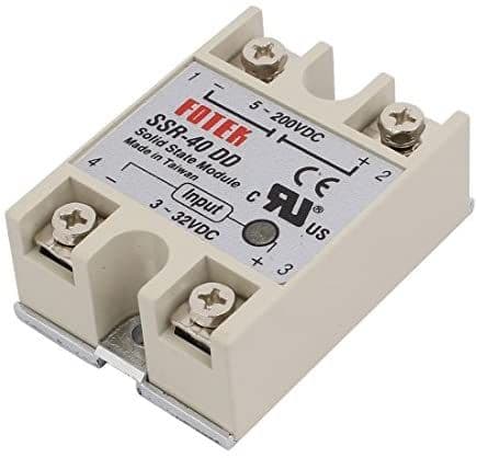 SSR-40DD Solid State Relay Module 40A 3-32V DC 50-200V