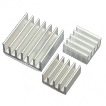 Adhesive Aluminum Heat Sink Cooler Kit For Cooling Raspberry Pi — image 1