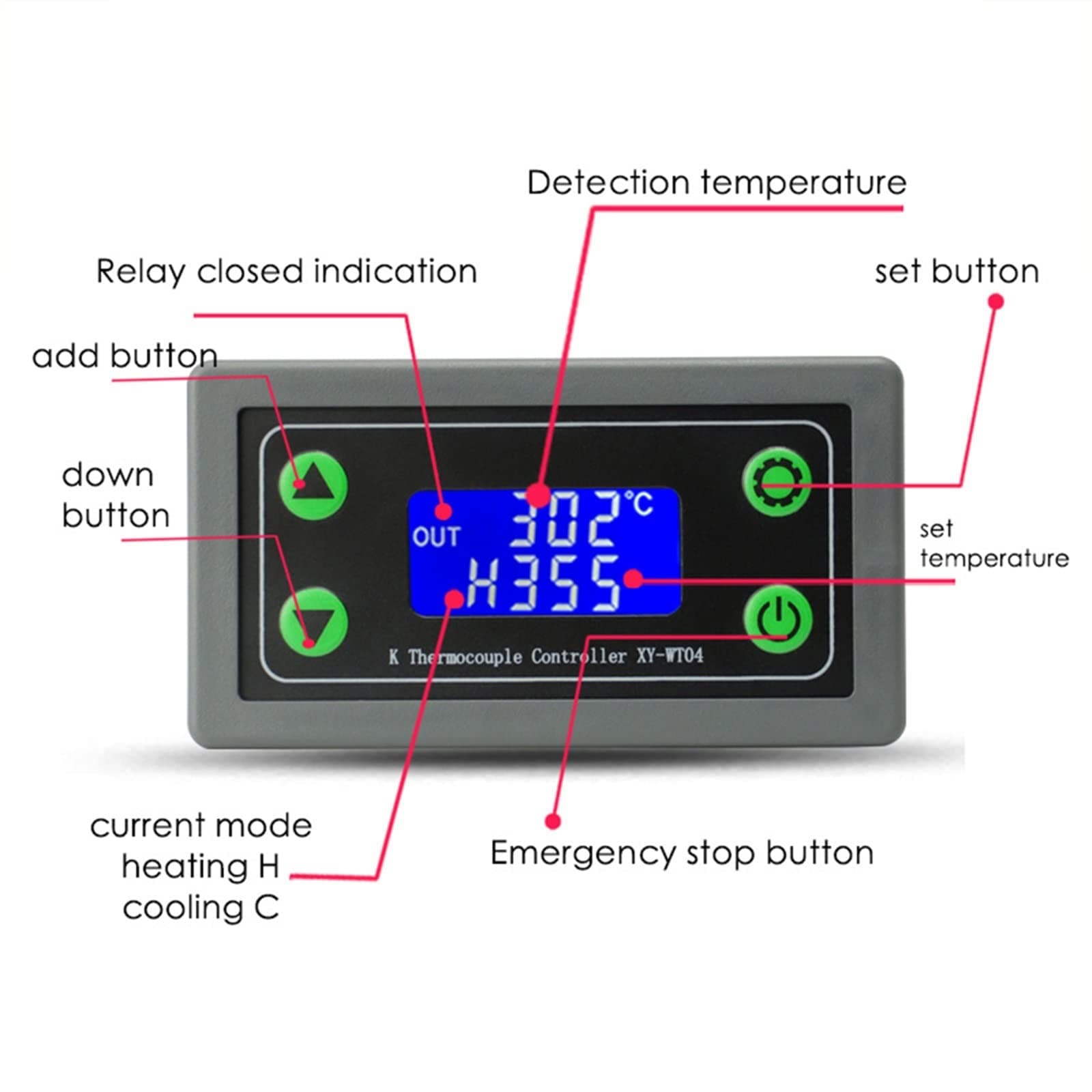 WIFI Digital Temperature Controller XY-WT04-W — image 1