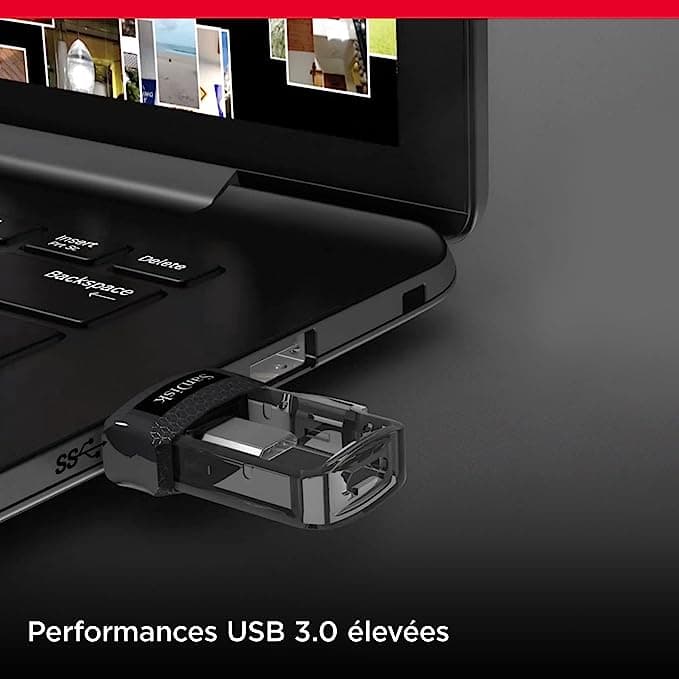 Sandisk Ultra m3.0 USB Micro 64GB for PC &amp; OTG — image 1