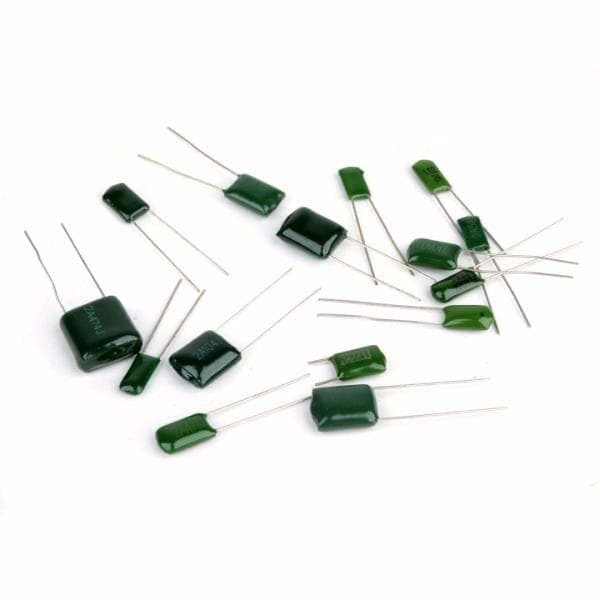 150Pcs 100V Polyester Capacitor 15 Value 0.33nF-470nF Assorstment Kit — image 1