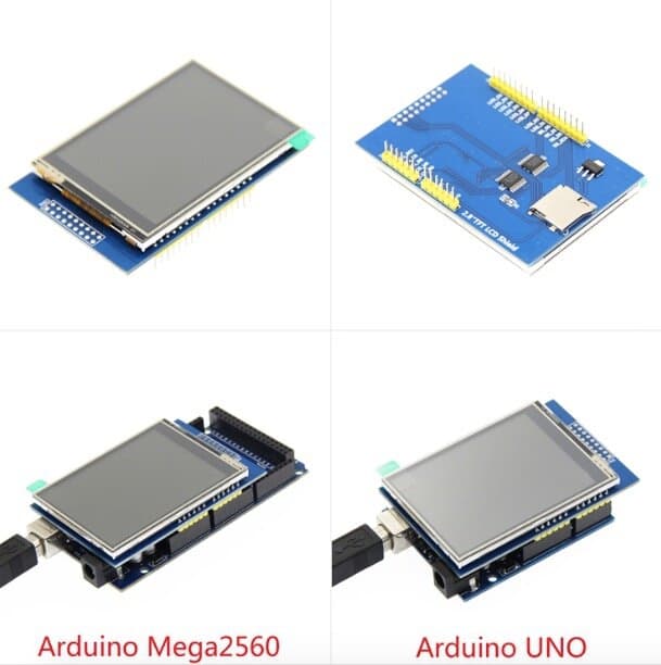 2.8INCH TFT LCD Touch Display Shield With SD Card — image 1