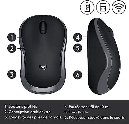 Logitech M185 Wireless Mouse — image 1