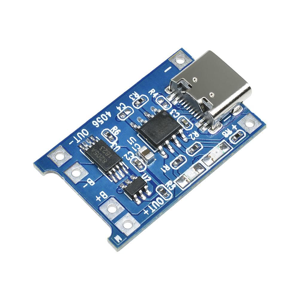 Type-c USB 5V 1A 18650 TP4056 Lithium Battery Charger Module — image 1
