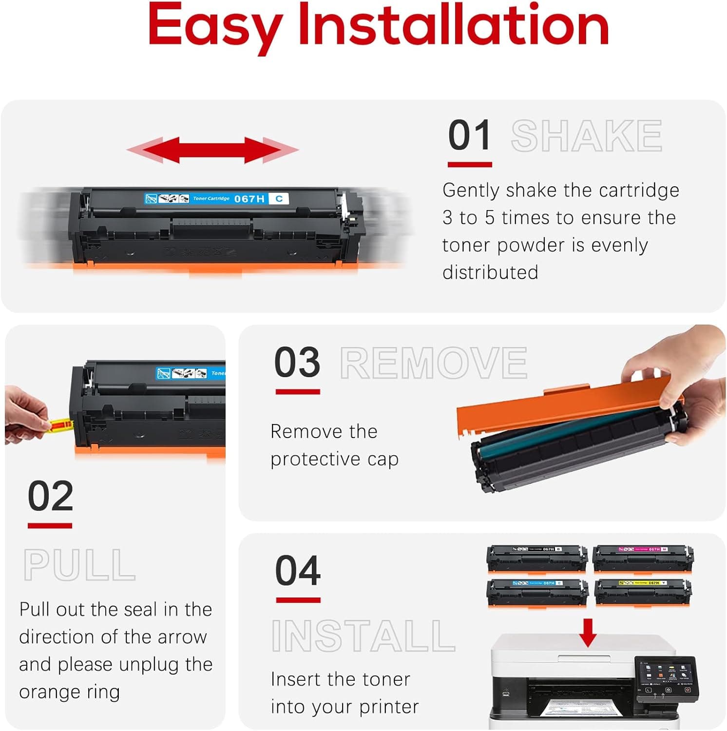 067H Toner Cartridge Set, MF656Cdw LBP632Cdw MF654Cdw — image 1