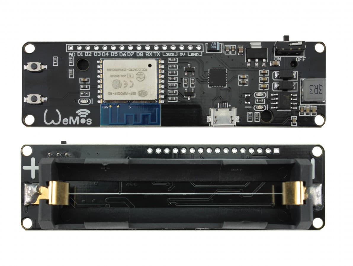 Development board with the ESP-WROOM-02 WiFi module — image 1