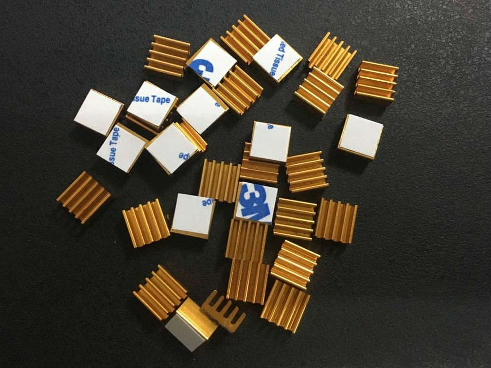 9*9*5MM Adhesive Aluminum Heatsink