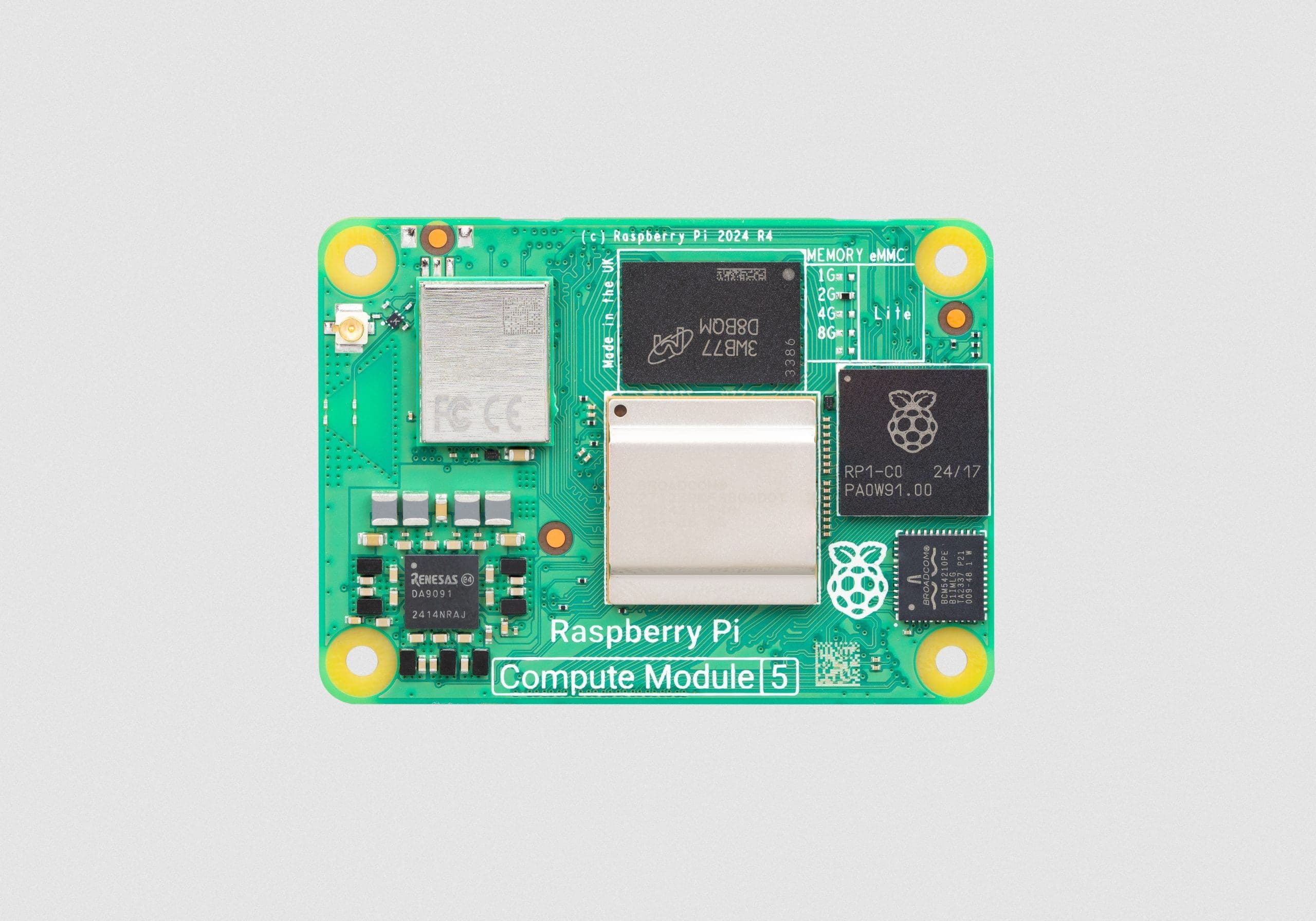 Raspberry Pi Compute Module 5 – 8GB RAM – 32GB Storage