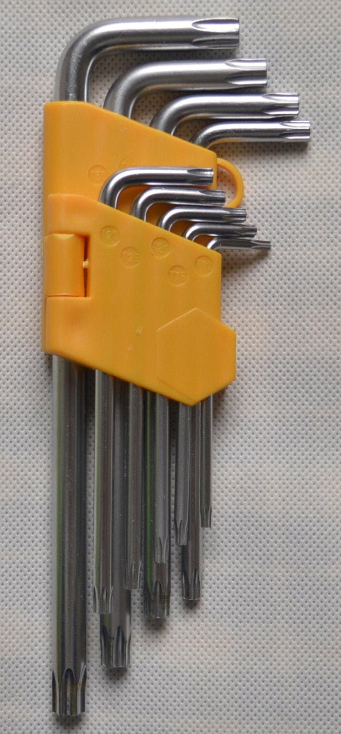 9 PCS LONG ARM HEX KEY SET (METRIC)RTL-719 — image 1