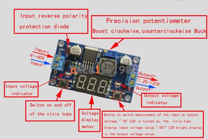 LM2596 DC-DC Voltage Regulator Adjustable — image 1