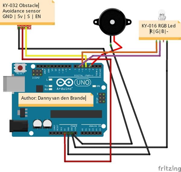 4pin IR Infrared Obstacle Avoidance Sensor Module IR-08H — image 1