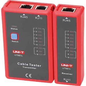 UT681L Cable tester for RJ11 and RJ45 — image 1