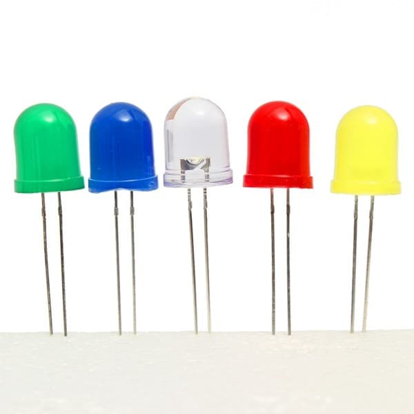 10mm LED Red, Green, Yellow, Blue, White — image 1