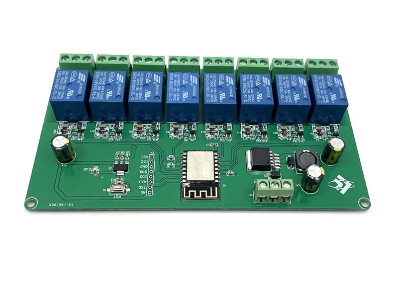 ESP8266 WIFI 8 channel relay module 5V/7-28V — image 1